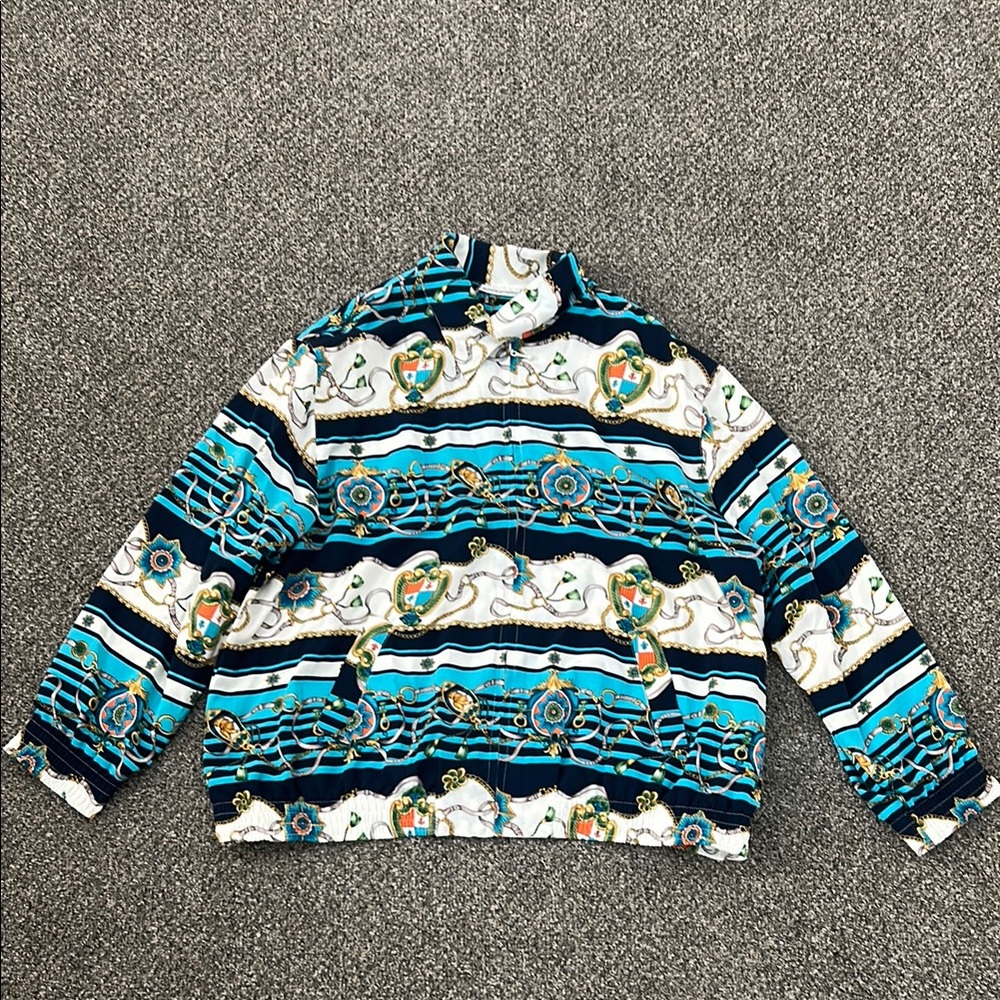 Colorful Nautical Print Jacket